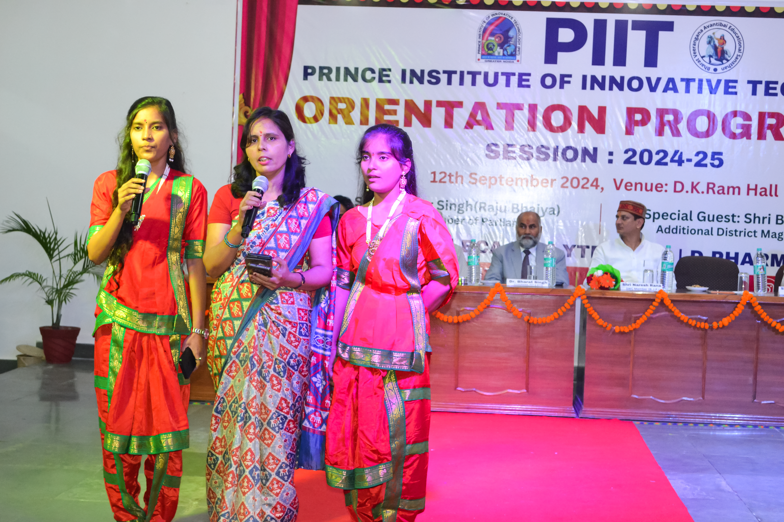 New students attending Orientation Program at PIIT