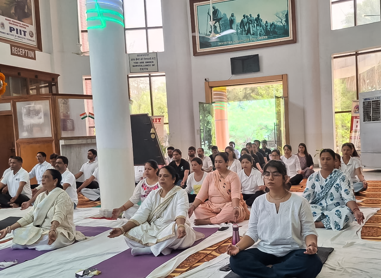 Sports Games and Yoga Facility at PIIT Greater Noida supporting fitness indoor games outdoor sports yoga and student wellbeing