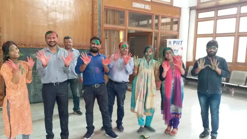 Holi Celebration with students and faculty at PIIT